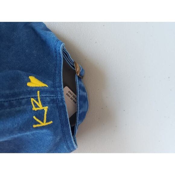 NWT Kerri Rosenthal LA Paradise Embroidered Baseball Cap One Size Blue - Picture 5 of 11